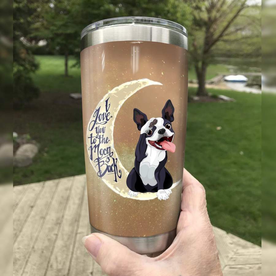 Boston Terrier Dog Steel Tumbler MR1204 69O31