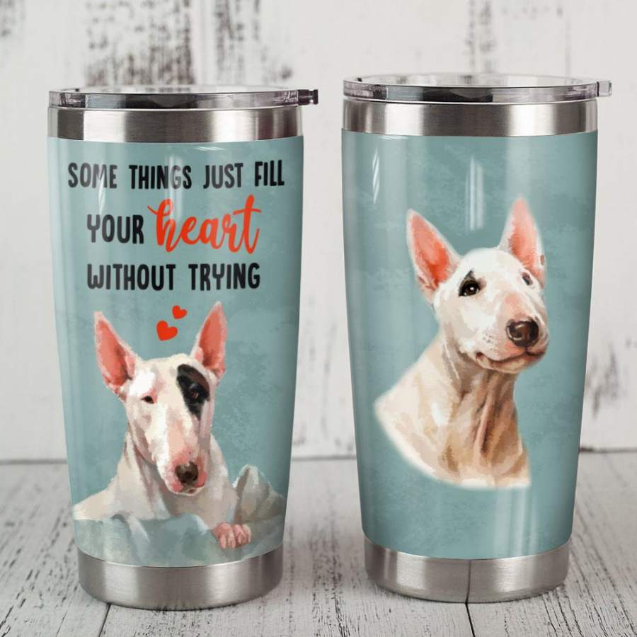 Bull Terrier Dog Steel Tumbler MR0703 68O51