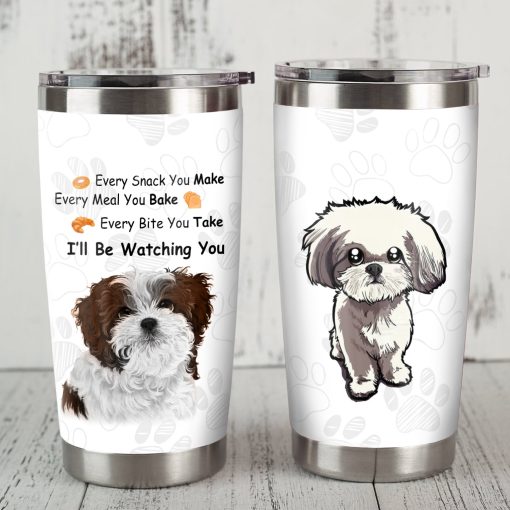 Shih Tzu Dog Steel Tumbler, Gift For Parent, Moms Mother Day Gifts, Gift For Wife, Gift For Friend, Good Gifts For Mom, Gift Ideas For Mom