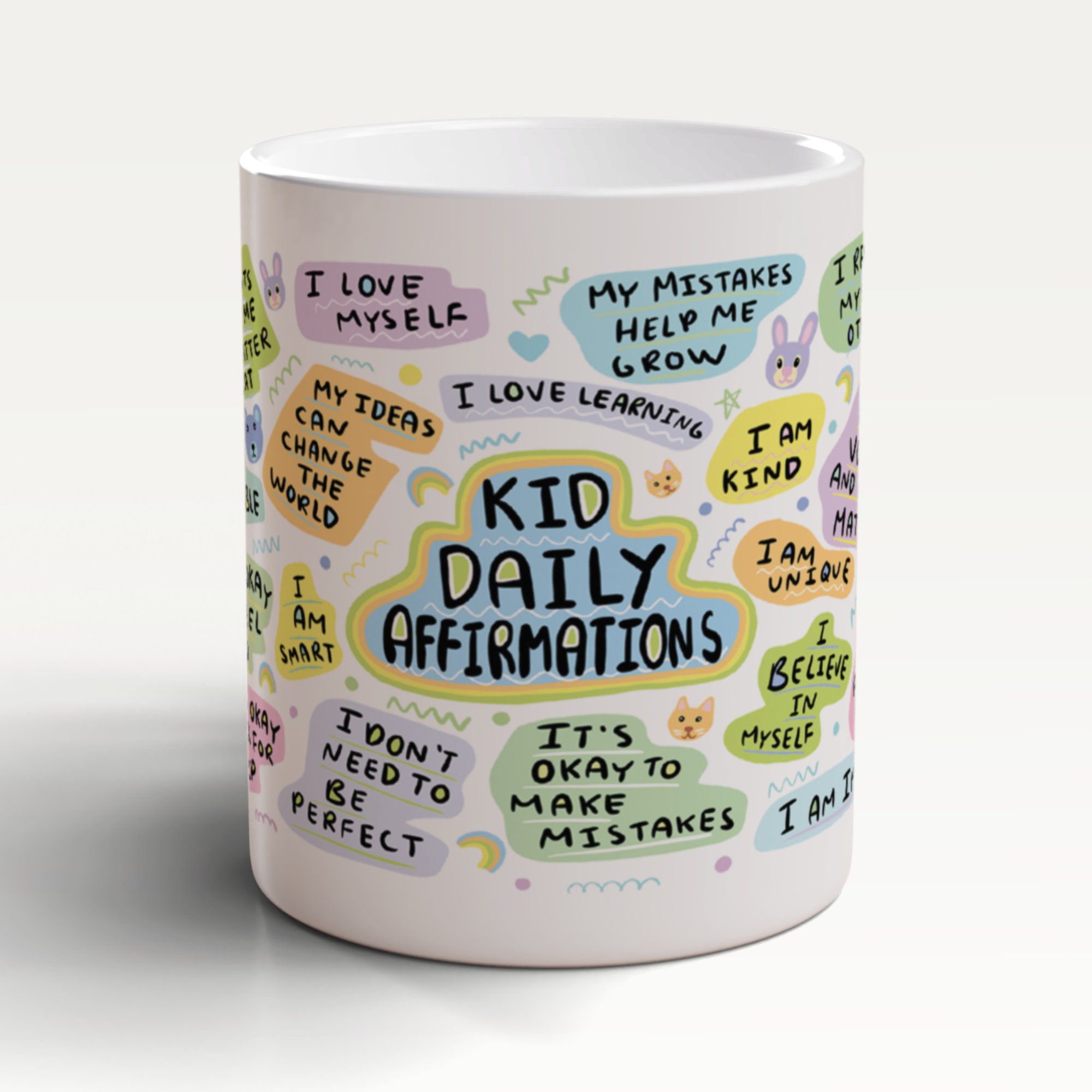 Kid Affirmations Mug, Kids Mug, Children’s Mug, Child’s Mug, Mug For Kid, Kids Gifts, Gift For Kid, Gift For Child