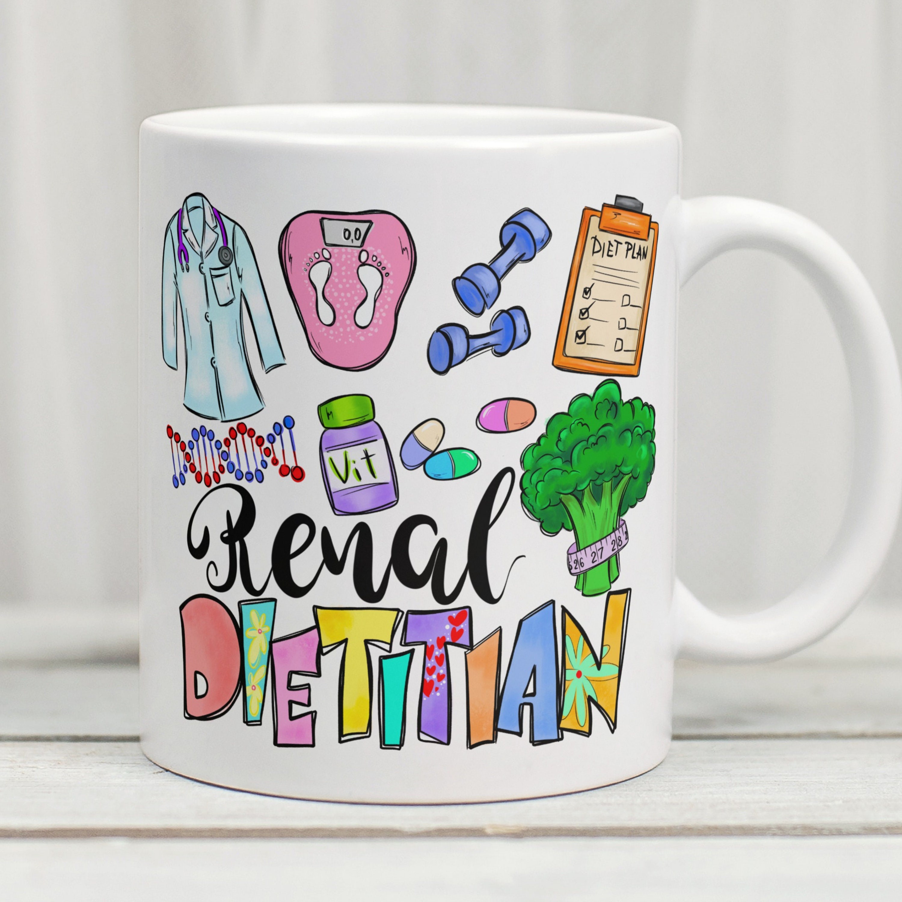 Renal Dietitian Mug, Renal Dietitian Cup, Renal Dietitian Gift, Renal Dietitian Coffee Mug, Gift For Renal Dietitian