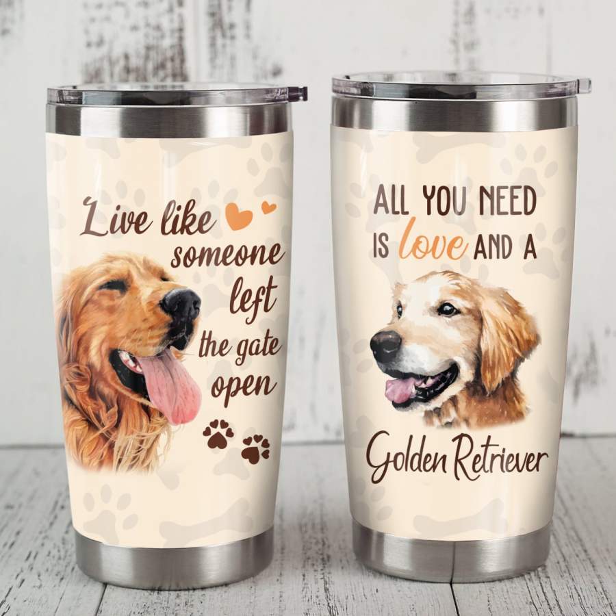 Golden Retriever Steel Tumbler FB0609 90O47