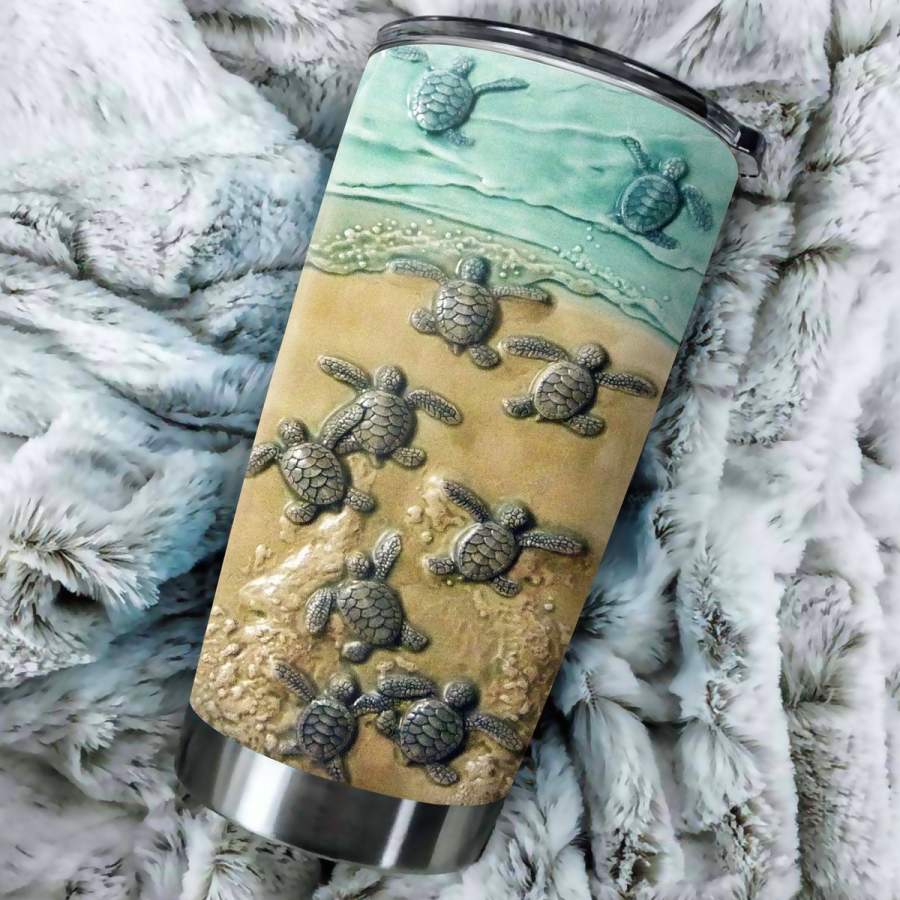 Turtle Baby Stainless Steel Insulated Tumbler Cups