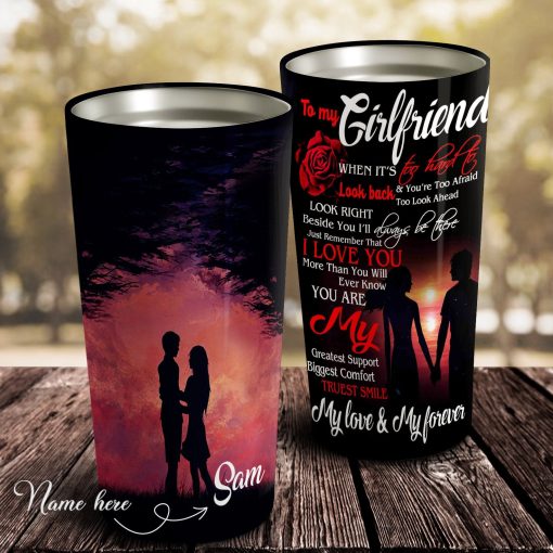 To My Girlfriend – Valentine’S Day Gift – Personalized Tumbler