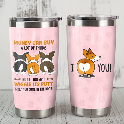 Corgi Dog Steel Tumbler, Gift For Husband, Best Father’S Day Gifts, Mother’S Day Gifts, New Dad Gifts, Gift For Girlfriend, Gift For Sister