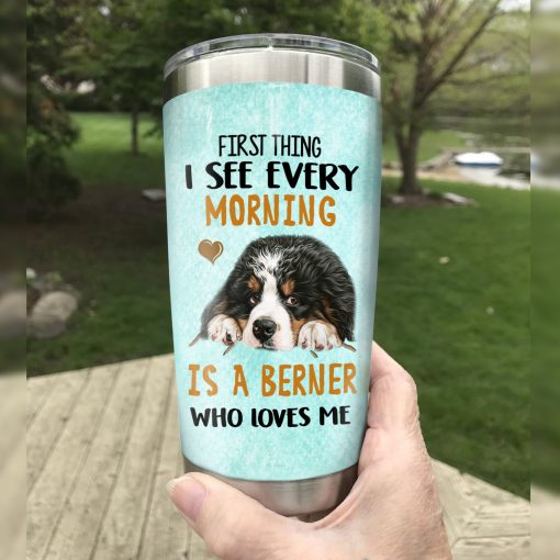 Bernese Mountain Dog Steel Tumbler, Gift For Girlfriend, Birthday Gifts For Mom, Gift For Best Friend, Gifts For Dad, Good Gifts For Mom