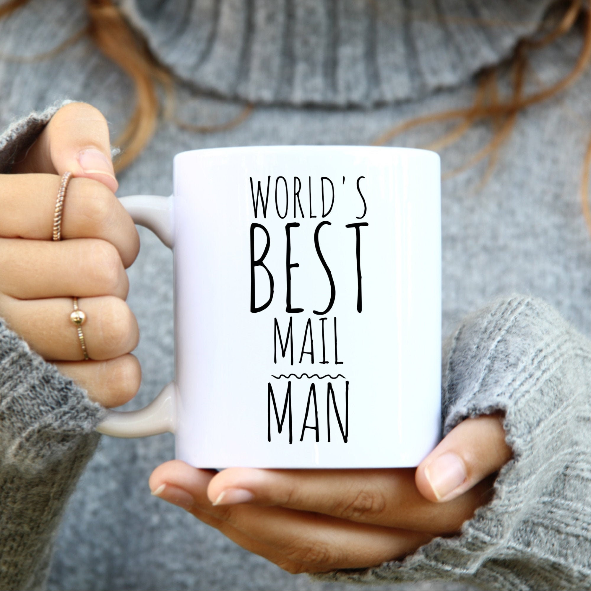 Mail Man Thank You Gifts World’s Best Mail Man Mail Carrier Gift Retirement Gift for Postal Worker Mail Man Mug Postman Mug