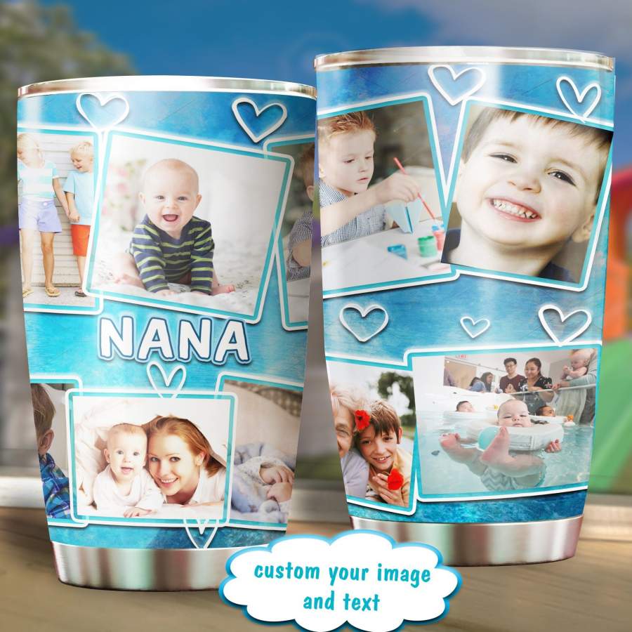 Custom Personalized Photo Mug for NANA, Memorial Tumbler, Custom Photo Collage Tumbler, Gifts for NANA idea