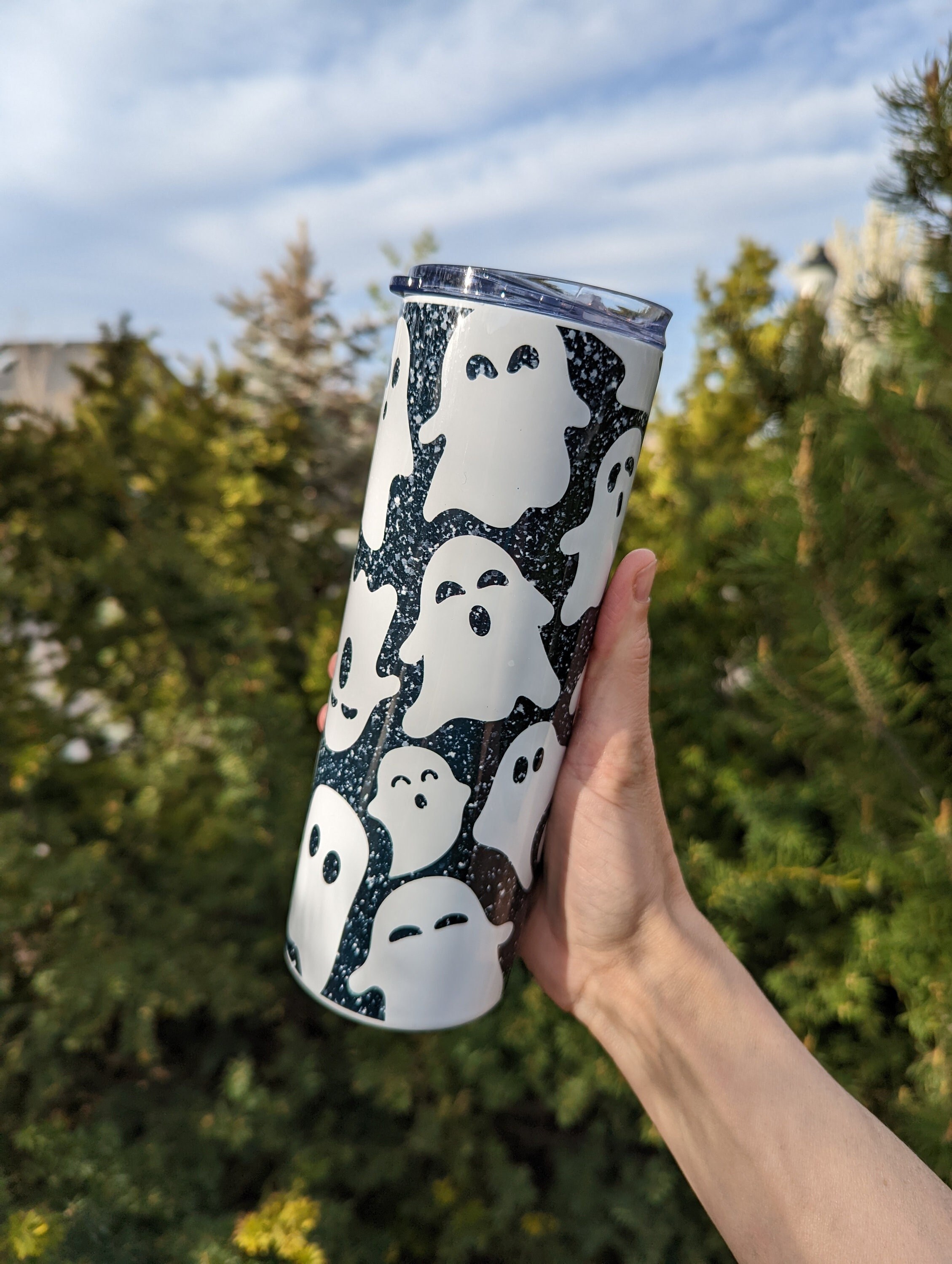 Ghost Tumbler | Halloween Tumbler | Ghosts Cup