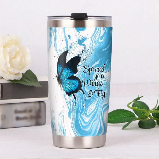 Butterfly Steel Tumbler, Gift For Grandparent, Gift Ideas For Boyfriend, Gift Ideas For Mom, Best Gifts For Mom, Mom Christmas Gifts