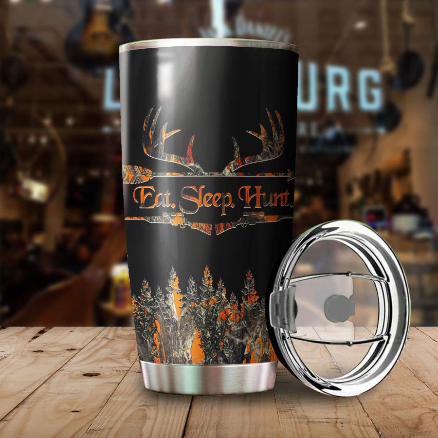 Eat.Sleep.Hunt Stainless Steel Tumbler