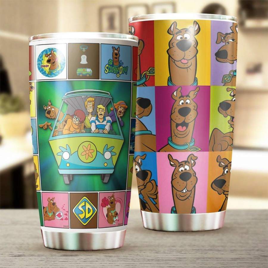 Scooby-Doo Stainless Steel Tumbler 20 Oz, Scooby-Doo Stainless Steel Mug Cartoon