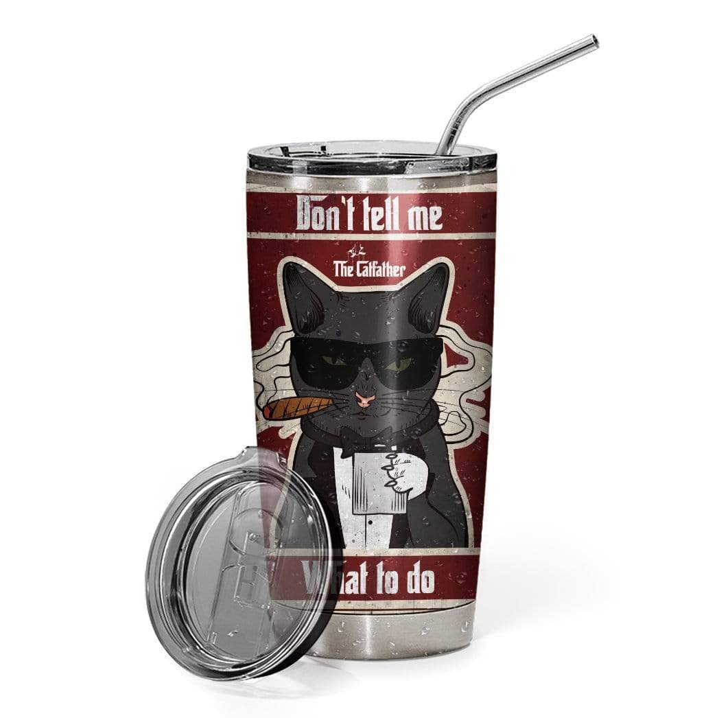 Gearhuman 3D Cat Custom Design Vacuum Insulated Tumbler