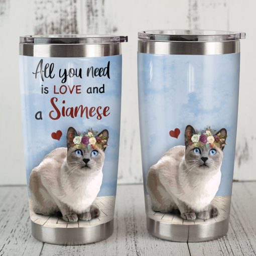 Siamese Cat Steel Tumbler, Gift For Brother, Birthday Gift For Sister, Birthday Gift Ideas, Gifts For Grandma, Dad Day Gifts, Gifts For Mom