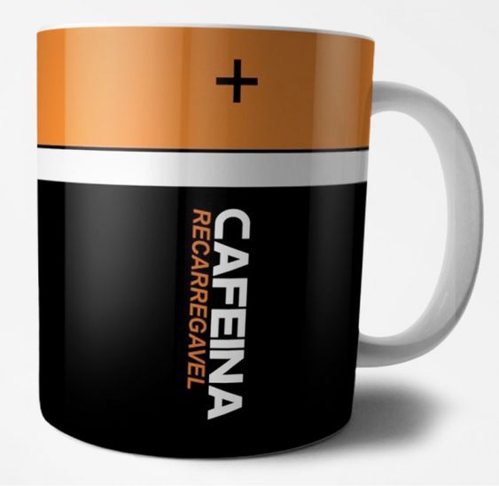 Cafeina Recarregavel Mug