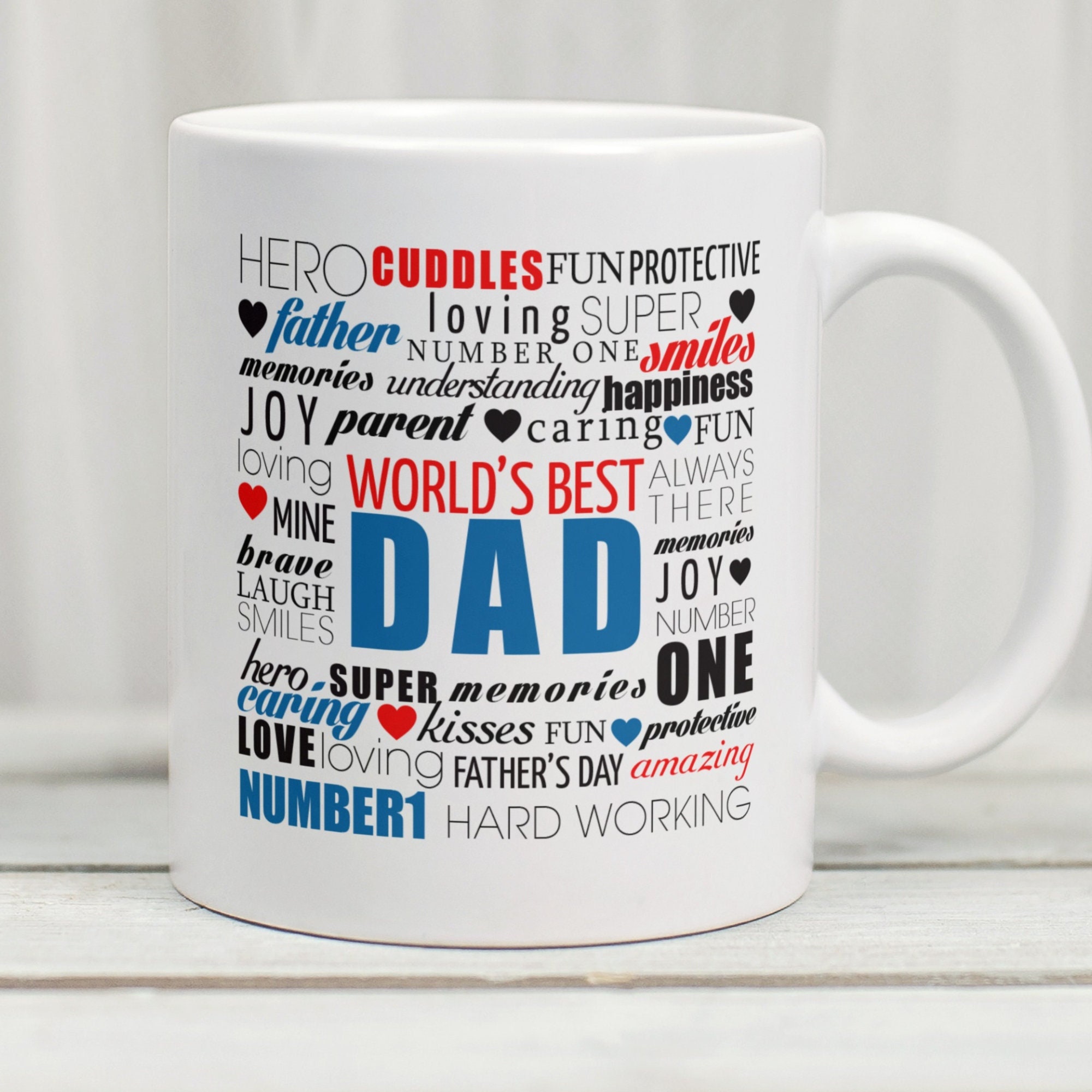 World’s Best Dad Mug, Dad Mug, Father’s Day Mug, Presents For Dad, Dad Birthday Gift, Father’s Day Gift From Daughter, Gifts For Dad