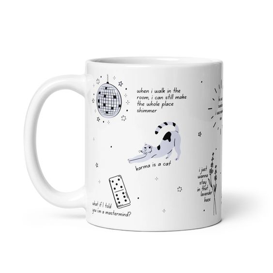 Midnights Album Taylor Swift Lyrics Mug