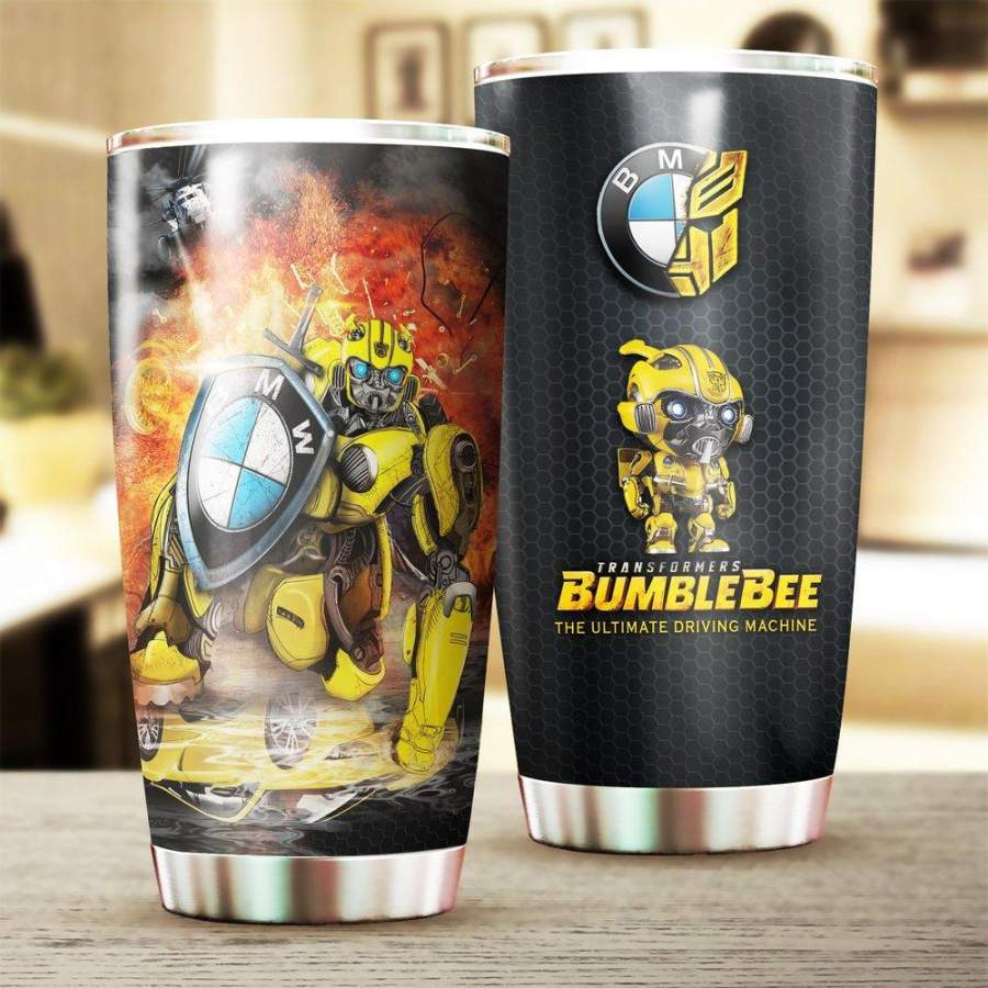 [Stainless Steel Tumbler 20 Oz] BMW Bumble Bee Stainless Steel Tumbler, Bumble Bee Stainless Steel Mug Father’s Day gifts, Mother’s Day gift