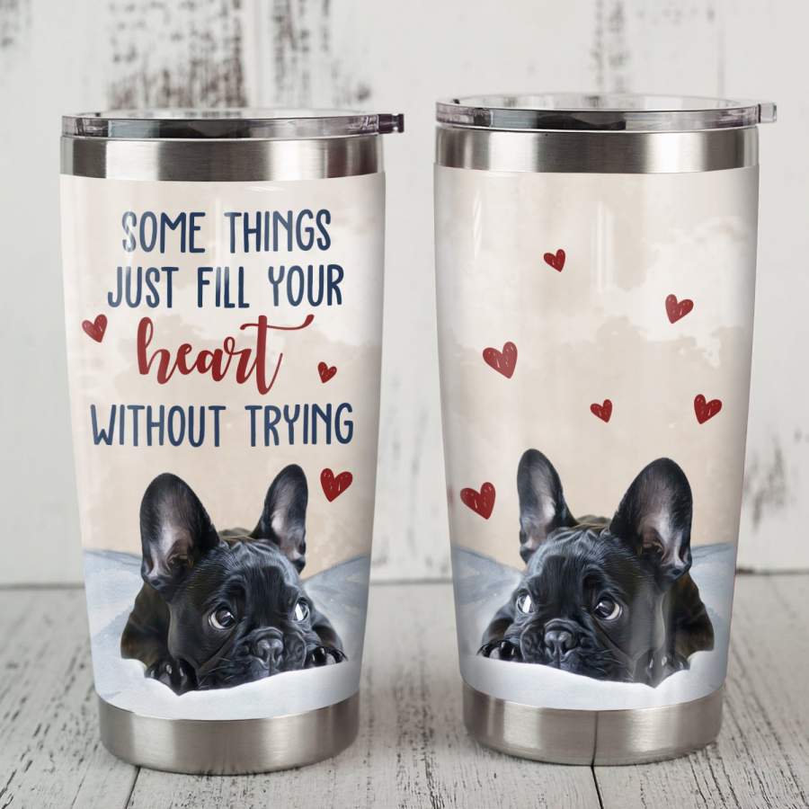 French Bulldog Steel Tumbler MR0905 70O42