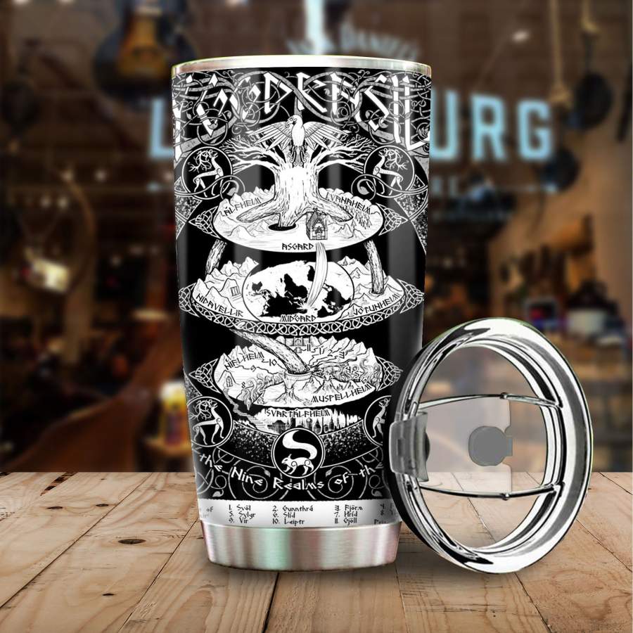 NORSE MYTHOLOGY STAINLESS STEEL TUMBLER TA031817