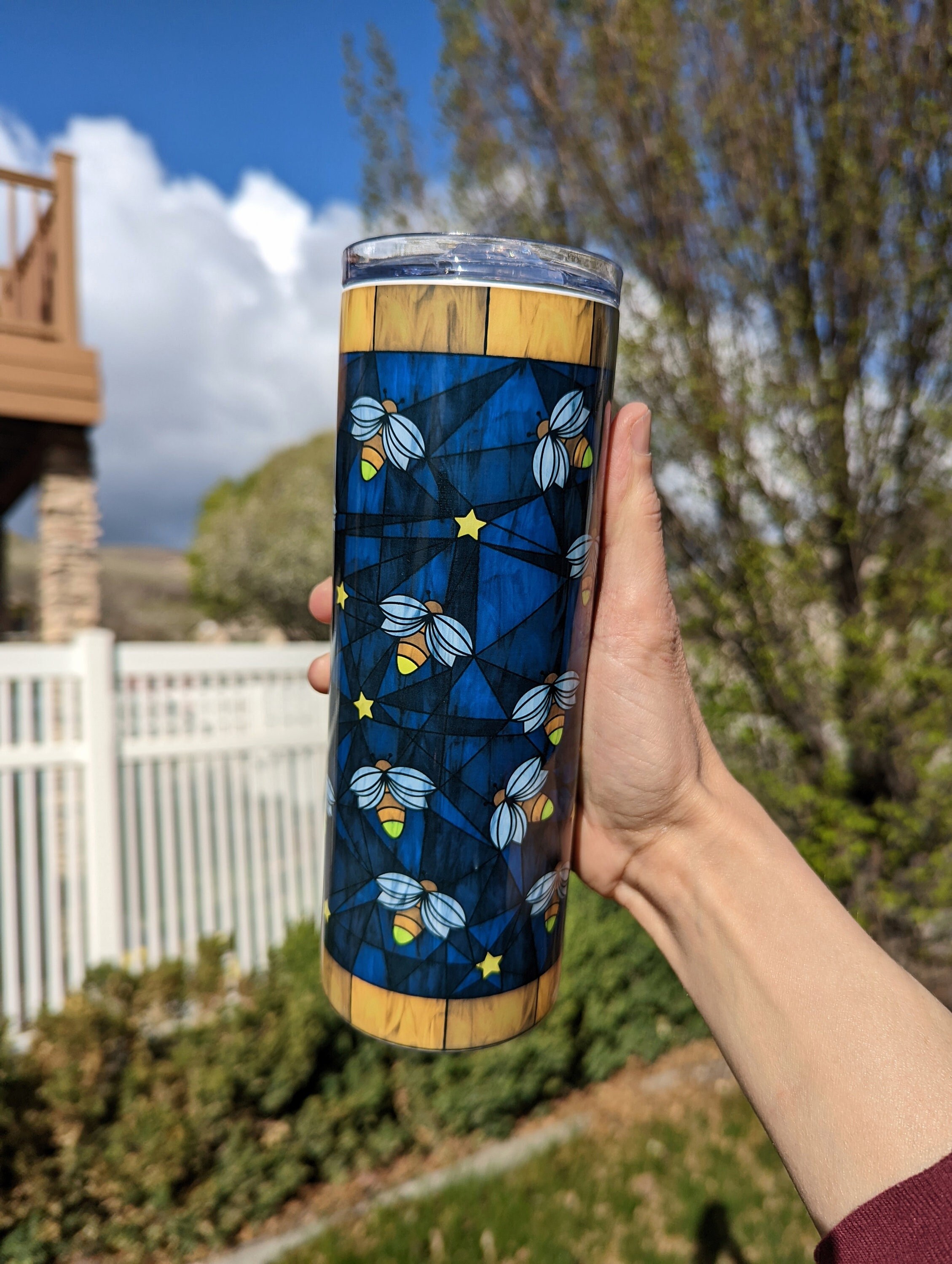 Fireflies Tumbler | Firefly Gift | Travel Mug | Personalized Gift