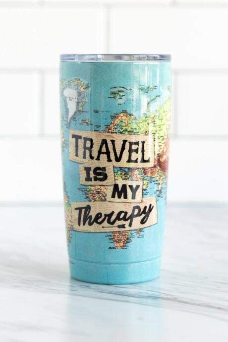 Travel Is My Therapy Tumbler Tumbler US0002230411