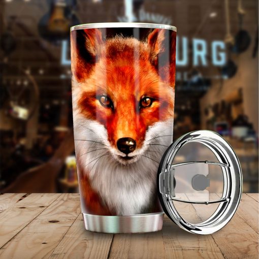 Love Fox Stainless Steel Tumbler, Good Gifts For Mom, Birthday Gift For Husband, Gift For Best Friend, Gift For Friend, Gift Ideas For Wife