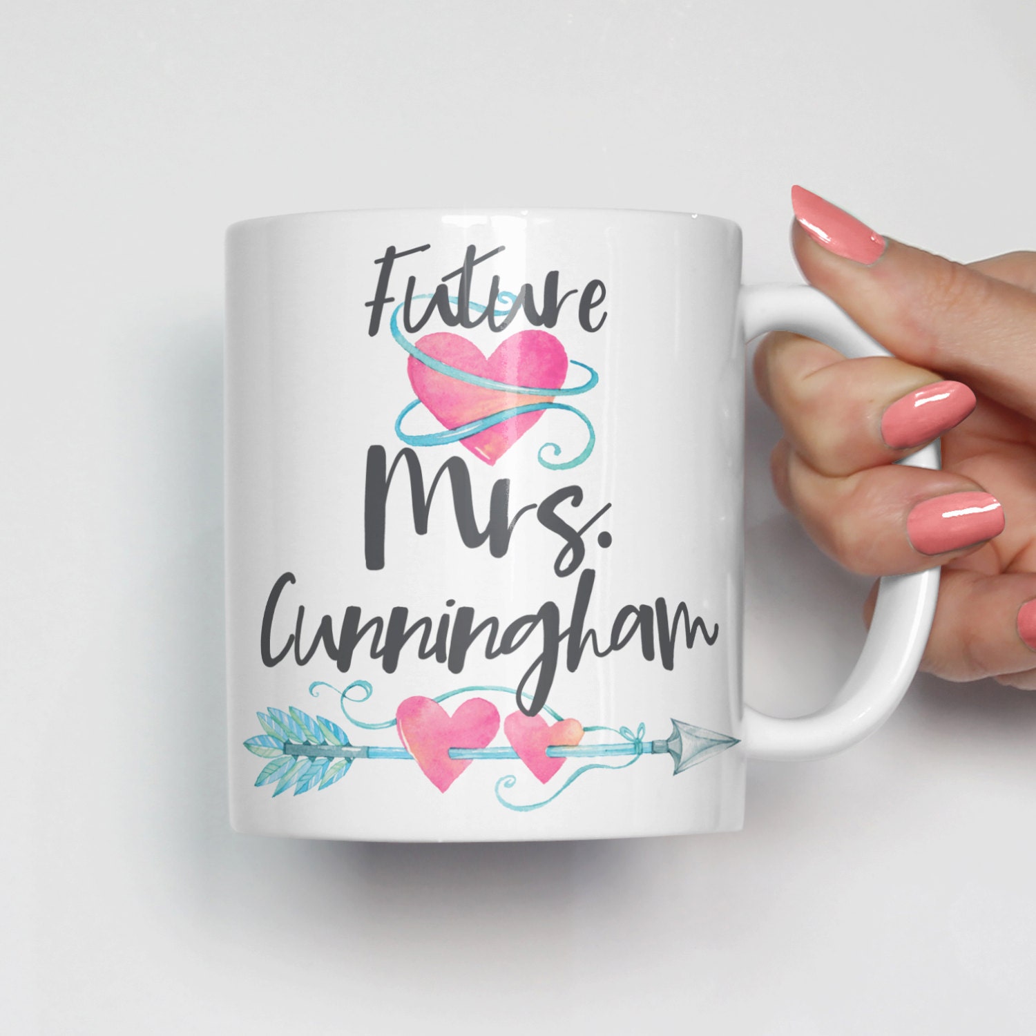 Future Mrs Mug, Engagement Mug, Engagement Gift, Future Wife Mug, Engagement Coffee Mug, Fiance Mug, Fiance Coffee Mug, Wedding Mug 0358