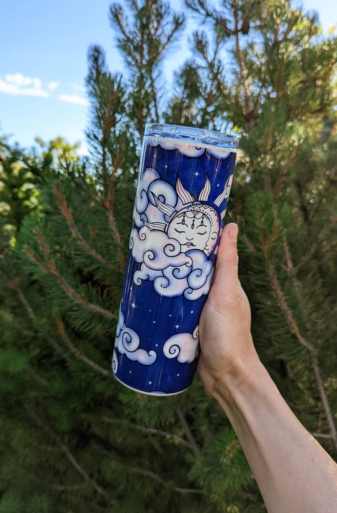 Sun and Moon Sky Tumbler | Moon Tumbler