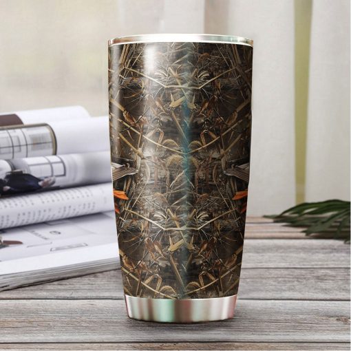 Duck Hunting Dog Camo Stainless Steel Tumbler, Gift For Best Friend, Birthday Gift For Boyfriend, Gift For Mother, Gifts To Grandpa