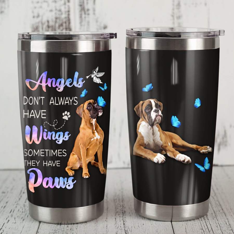 Boxer Dog Steel Tumbler MR1307 71O52