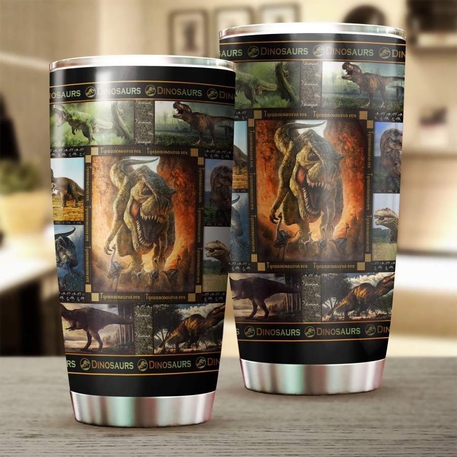 Love Dinosaurs Stainless Steel Tumbler