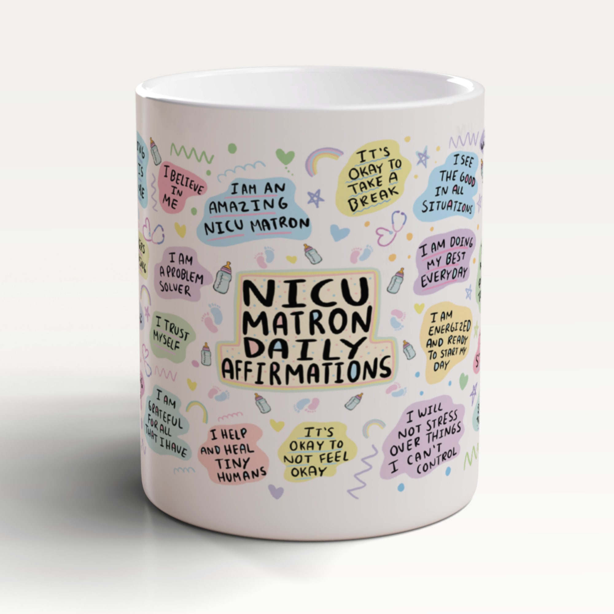 NICU Matron Daily Affirmations, NICU Mug, NICU Gift