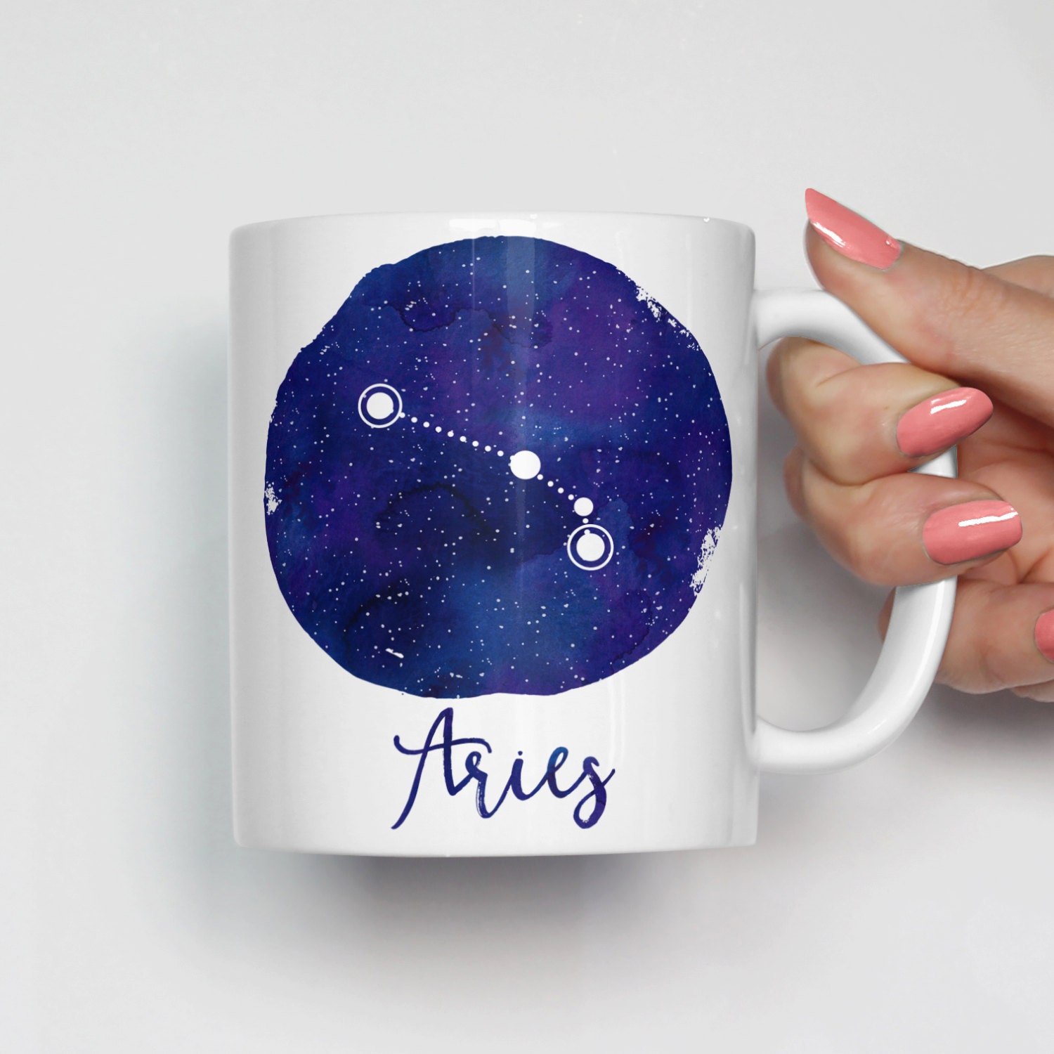 Aries Constellation Mug, Aries Zodiac Mug, Celestial Coffee Mug, Unique Coffee Mug, Astrology Mug, Zodiac Gift 0080