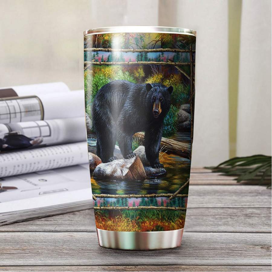 Beautiful Bear Stainless Steel Tumbler