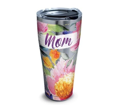 Mom Large Blooms Cl15100093Mdt 16Oz 20Oz Travel Mug Vacuum Sealed Tumblers