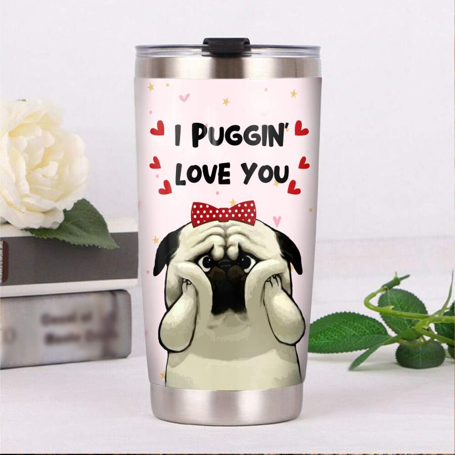 Pug Dog Steel Tumbler FB0509 78O47