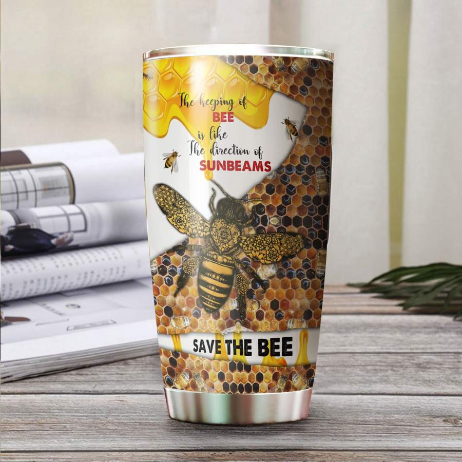 Save The Bee Stainless Steel Tumbler