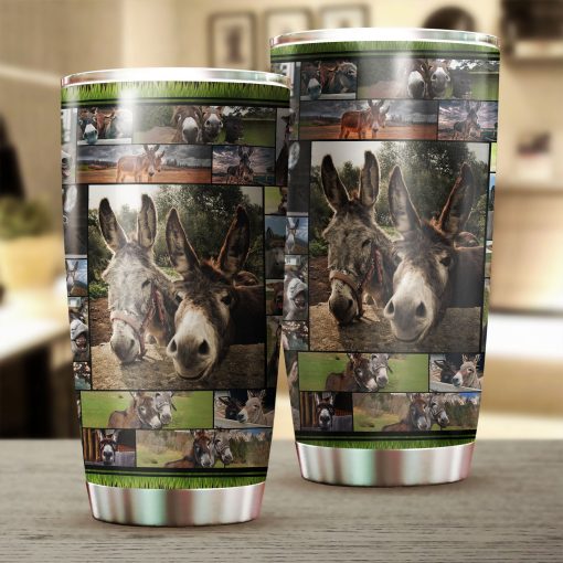 Donkey Animal Stainless Steel Tumbler, Dad Day Gifts, Gifts For Friends Birthday, Birthday Gift Ideas, Gift For Parent, 60Th Birthday Ideas