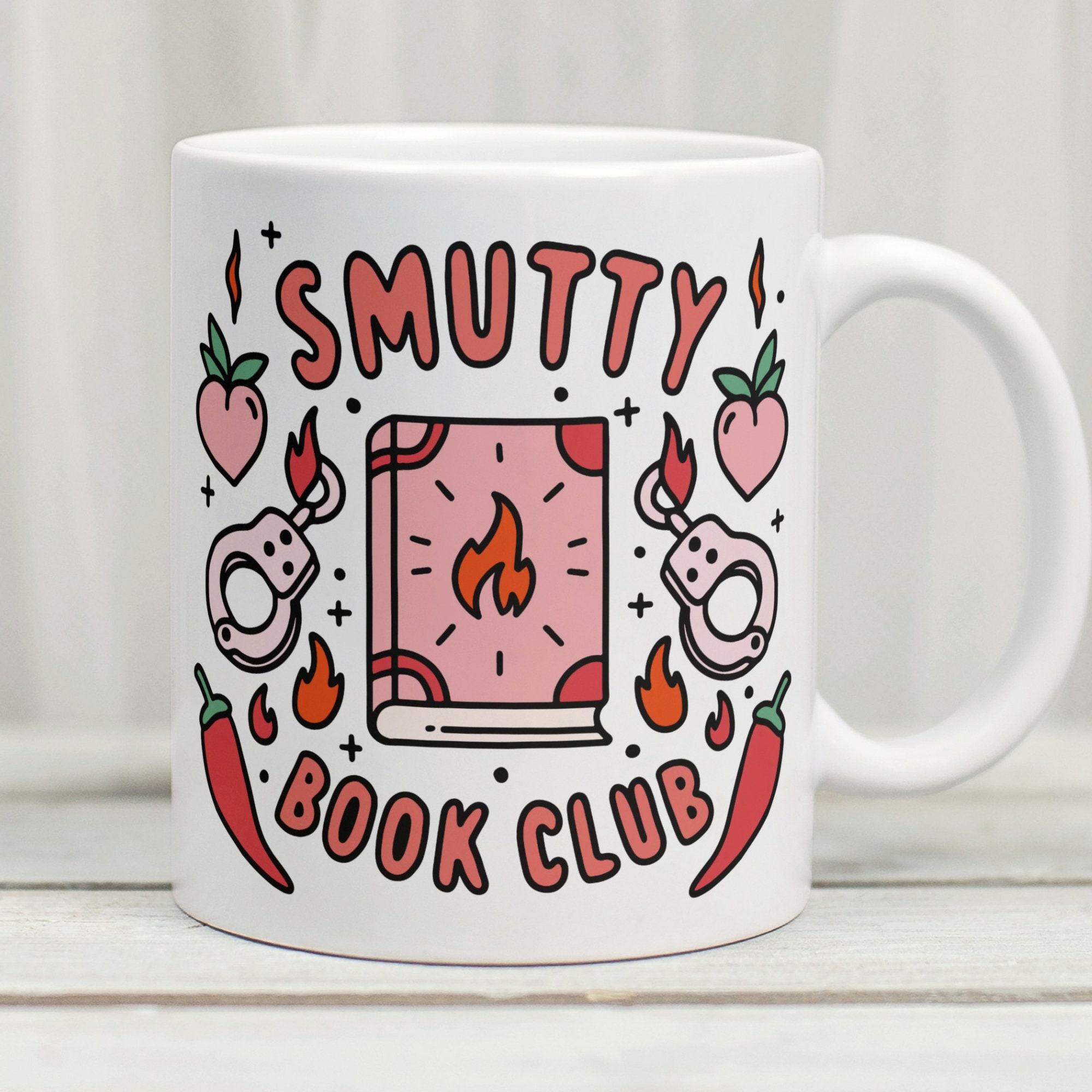 Smutty Book Club Mug, Smut Coffee Cup, Smut Mug, Smut Gifts, Smut Book, Book Mug, Spicey Book, Booktok, Is That Smut