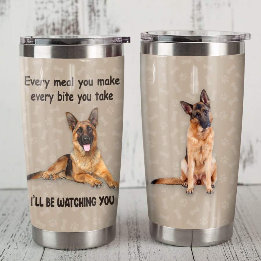 German Shepherd Dog Steel Tumbler MR0904 69O52