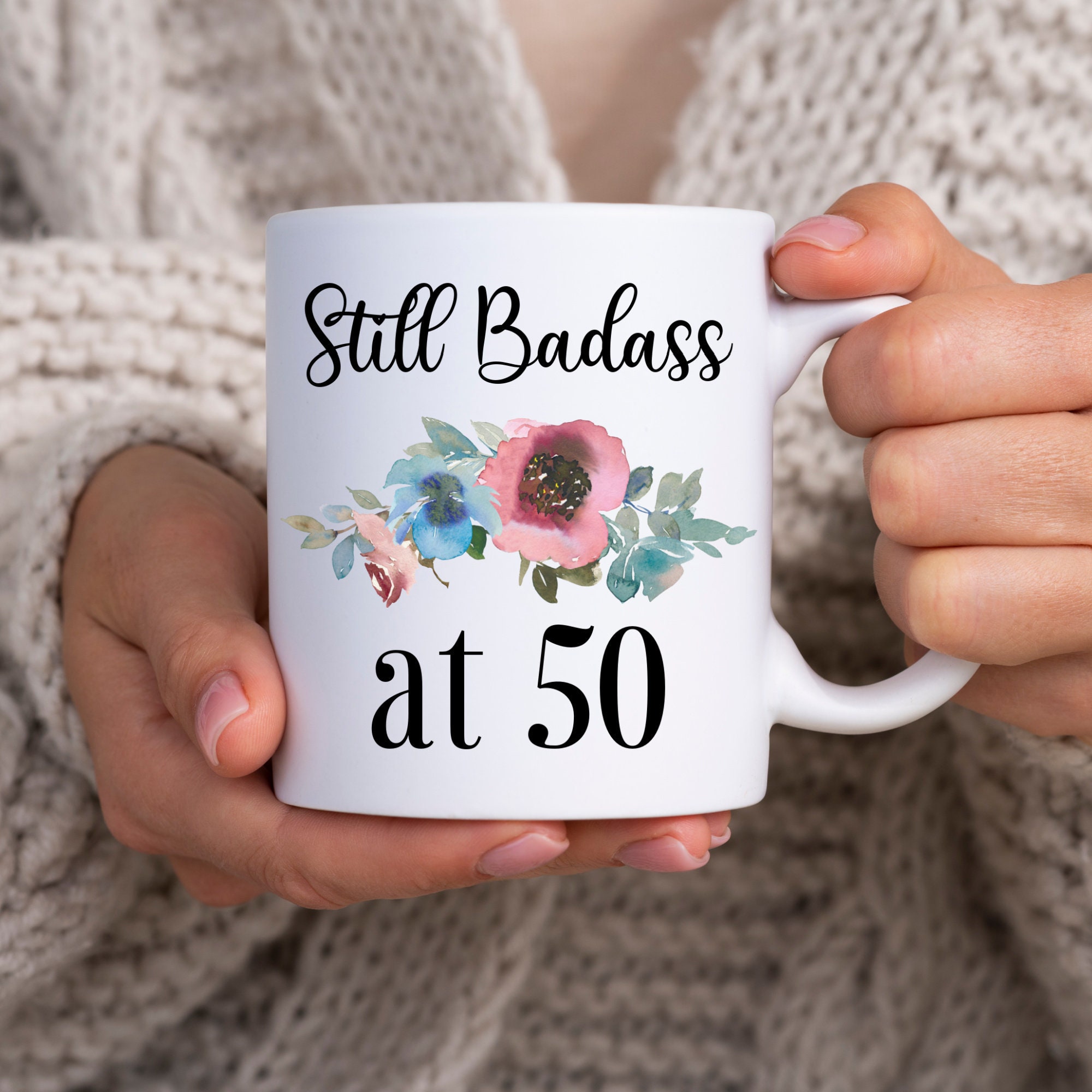 50th Birthday Mug | Still Badass at 50 | Happy 50th Birthday |50s| 50 | 50th | 50th Birthday Gift | 1971