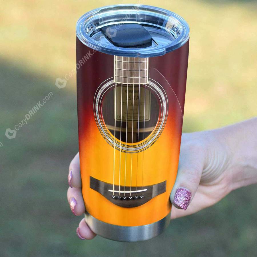 Guitar Is My Therapy Stainless Steel Tumbler K08L9