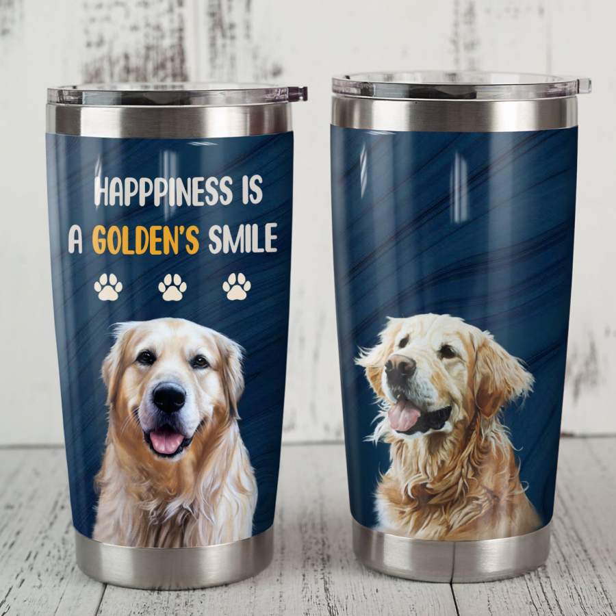 Golden Retriever Dog Steel Tumbler MR0901 70O56