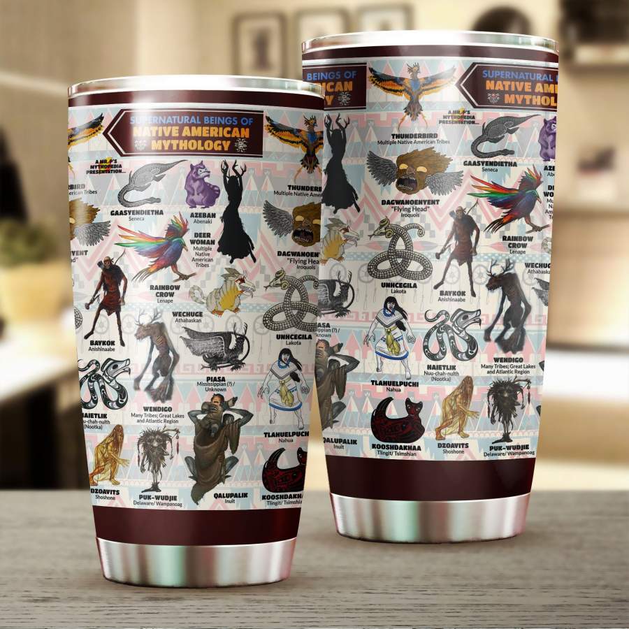 Native American Mythology Stainless Steel Tumbler