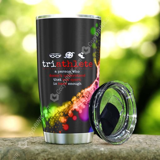 Triathlete Stainless Steel Tumbler