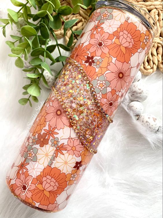 Rhinestone Glitter Tumbler