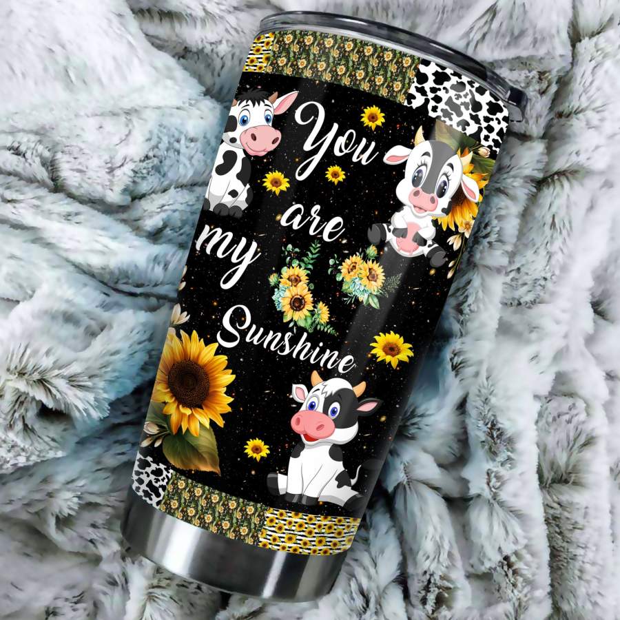 Beautiful Cow Stainless Steel Tumbler