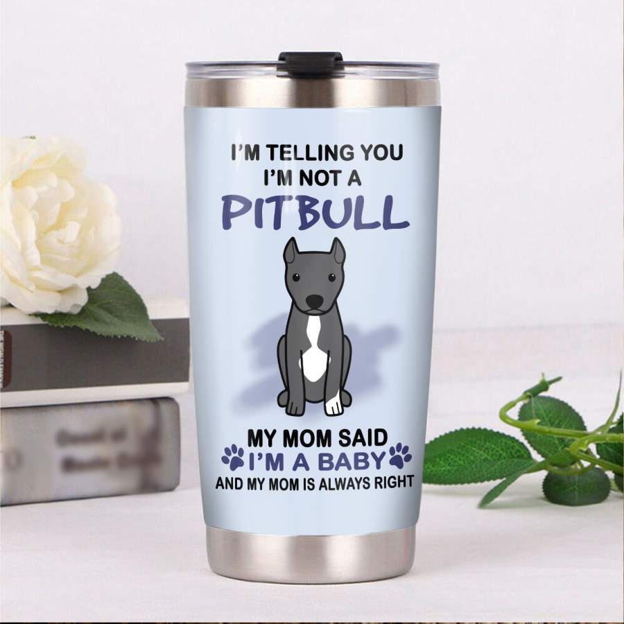 Pitbull Dog Steel Tumbler MR1004 81O49