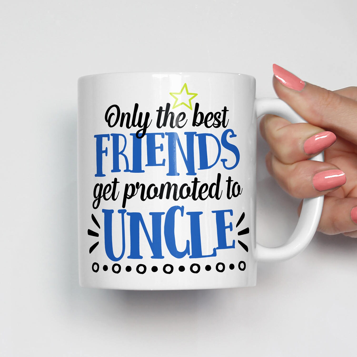 Pregnancy Reveal to Friend, New Uncle Gift, Best Friend Gift, New Uncle Mug, Pregnancy Announcement, Gift for Him, Gift for Best Friend 0410